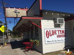 Olde Tyme Grocery Lafayette sign
