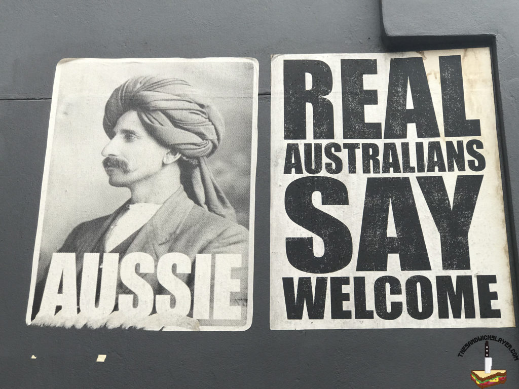 Real Australians Say Welcome Sign