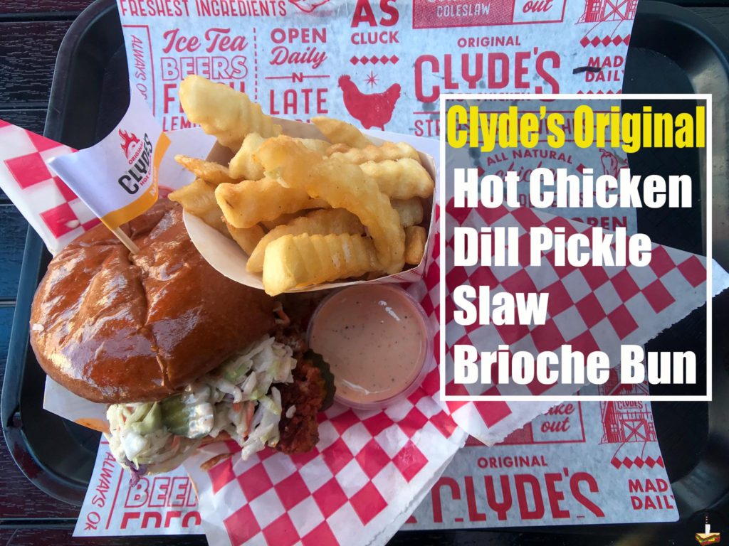 Clyde's Original Hot Chicken sandwich ingredients list
